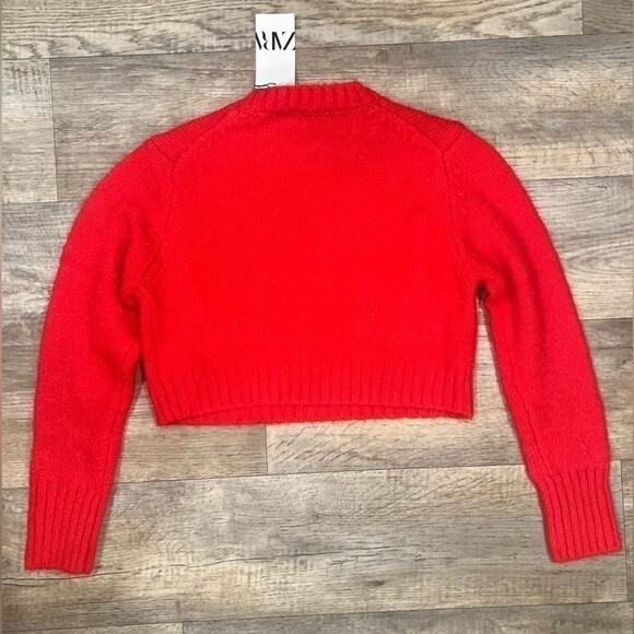ZARA Wool-Blend Knit Sweater NWT - Picture 16 of 16